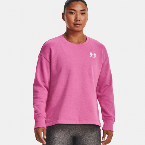 Clothing - Under Armour Rival Fleece Oversized Crew | Fitness 